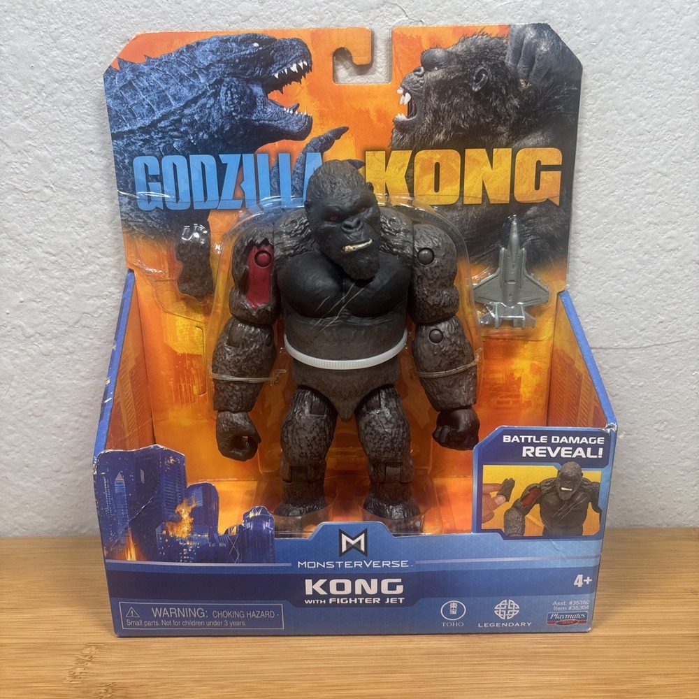 New PLAYMATES GODZILLA VS KONG MONSTERVERSE KONG BATTLE-AXE 6" ACTION FIGURE